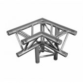 DuraTruss DT 33/2-C33-LD - 3 way corner 90°, down