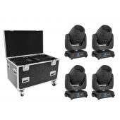 EUROLITE Set 4x LED TMH-X12 + EU Case