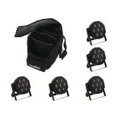 EUROLITE Set 5x LED SLS-7 QCL + Case