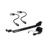EUROLITE Set 2x Flexilight gooseneck XLR + front panel