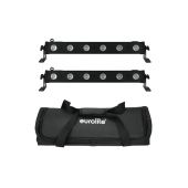 EUROLITE Set 2x LED BAR-6 QCL RGBW + Soft Bag