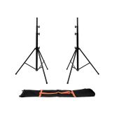 EUROLITE Set 2x LS-1 EU Steel + Carrying bag