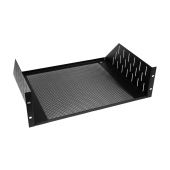 Omnitronic Rackbase 3U met ventilatiegaten