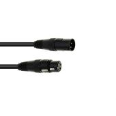 EUROLITE DMX cable XLR 3pin 5 m zwart