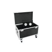 ROADINGER Flightcase 4x Audience Blinder 2xCOB