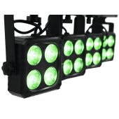 EUROLITELED KLS-180 Compact Light SetCompact light set with 4 spots, 4 strobes, IR remote and bag for mobile use