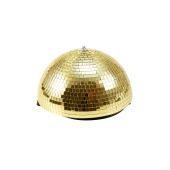 EUROLITE spiegel halfrond 30cm goud gemotoriseerd