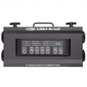 Showtec Lightbrick 4-kanaals dimmerpack DMX