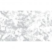 Showgear Show Confetti Metal White, Rectangle, 1 kg Flameproof