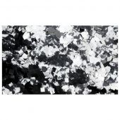 Showgear Show Confetti Metal Silver, Square, 1 kg Fireproof 