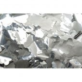 Showgear Show Confetti Metal Silver, Flowers, 1 kg, Flameproof