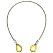 Eller Steel 1T WLL, Certified 10 mm x 1 m, staal met kern van 6 x 36WS