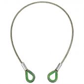 Showtec Steel 2T WLL, Certified 14 mm x 2 m, Steel with 6 x 36WS core