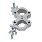 Showtec Swivel Coupler 300kg Silver, for 50mm tube