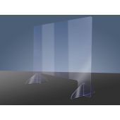 Hygiënische beschermwand 1000x1000