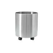 EUROPALMS STEELECHT-40, roestvrijstalen pot, Ø40cm