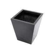 EUROPALMS LEICHTSIN BASIC-50 Plantenbak glanzend zwart
