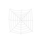 EUROPALMS Halloween Spiderweb, 180x180cm