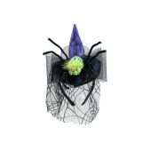 EUROPALMS Halloween Costume Witch Hat with Spider