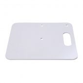 Wentex Baseplate 350(l) x 300(w)mm - 4Kg, White (powder coated)