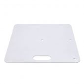 Wentex Baseplate 450(l) x 450(w)mm - 8Kg, White (powder coated)