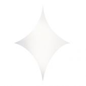 Wentex Stretch Shape Diamond 250 cm x 125 cm, wit 