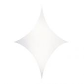 Wentex Stretch Shape Diamond 375 cm x 250 cm, wit 