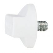 Showtec Rotary knob M10x12 (gordijnsteun) wit 