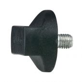 Showtec Rotary knob M10x12 (gordijnsteun) zwart