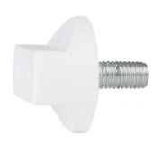 Showtec Rotary knob M10x20 (rechtop) - white 