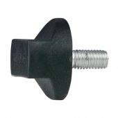 Showtec Rotary knob M10x20 (rechtop) - zwart