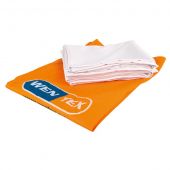 Wentex Standard Pipes & Drapes curtain - Medium Gloss Satin Pleated, 300(w) x 400(h)cm, 300 Gram/M2, White