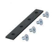 Wentex Eurotrack - Connection strip Black (powder coated)
