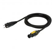 PCE Powercable Neutrik Powercon True1 to Schuko 1,5m, 3x 1,5mm2