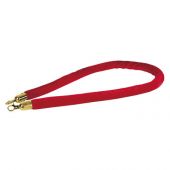 Showgear Velvet Rope Gold Hook Red