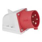Showtec CEE 32A 400V 5p Wallmount Male