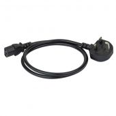 Showtec IEC C13 to UK BS13 Plug 3 x 1,5mm² 3mtr