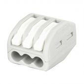 Showgear Cable Terminal - 3-way Kleurcodering - Wit