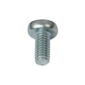 Dap M6 schroef nikkel 15mm / rackbout m6 Kruiskop