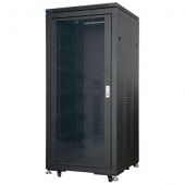 Showgear Pro Metalen Equipment Rack 20 he Hoogte met glasdeur