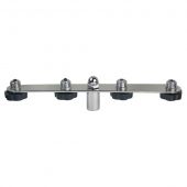Showgear Microfoon T-bar Voor 4 microfoons
