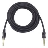 Dap FL176 - Road Gitaar kabel beide zijde's rechte plug 7 mm kabeldikte , lengte 6 mtr