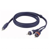 DAP  FL303 stereo mini jack naar 2 x cinch / RCA plug 3 mtr