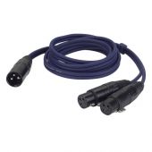 Dap FL38 - bal. XLR/M 3 p. > 2 XLR/F 3 p. 1.5mtr