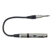 Verloop Jack Male (50KOhm) naar XLR Female (600Ohm)