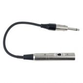 Verloop Jack Male (50KOhm) naar XLR Male (600Ohm)