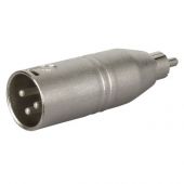 Verloop XLR Male naar RCA Male