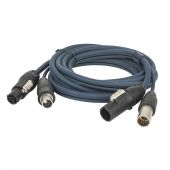DAP FP-16 Hybride Kabel - PowerCON True1 & 5-pin XLR I P DMX & Stroom - 15 mtr
