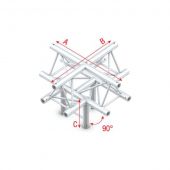 Milos ACF52 Cross + down 5-way, apex up Pro-30 Triangle F Truss