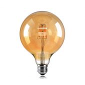 Design ledlamp G125C - 4W - 2700K - E27 - SMOKED - 220V - DIMBAAR 